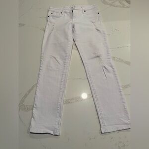 Catherines White Straight Leg Jeans